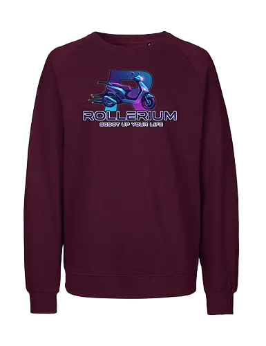 Das offizielle Rollerium Logo - Das offizielle Rollerium Logo - Fairtrade Sweatshirt