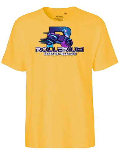 Das offizielle Rollerium Logo - Das offizielle Rollerium Logo - Fairtrade T-Shirt