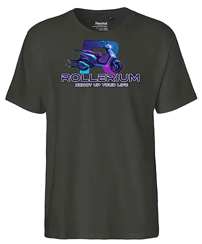 Das offizielle Rollerium Logo - Das offizielle Rollerium Logo - Fairtrade T-Shirt