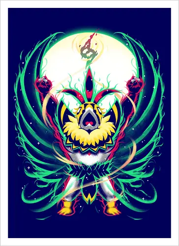 Silhouette of hawlucha