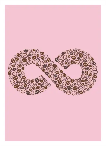 Coffee Beans Infinity Symbol