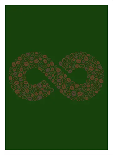 Coffee Beans Infinity Symbol