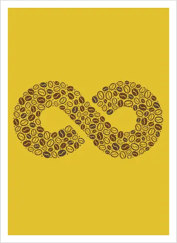 Coffee Beans Infinity Symbol