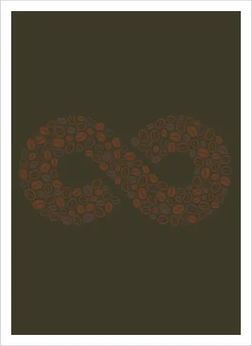 Coffee Beans Infinity Symbol