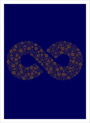 Coffee Beans Infinity Symbol