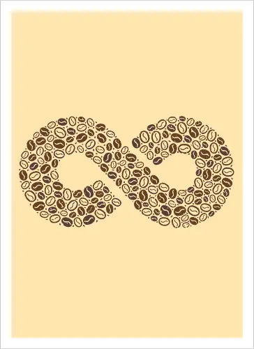 Coffee Beans Infinity Symbol