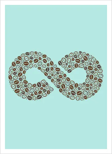 Coffee Beans Infinity Symbol