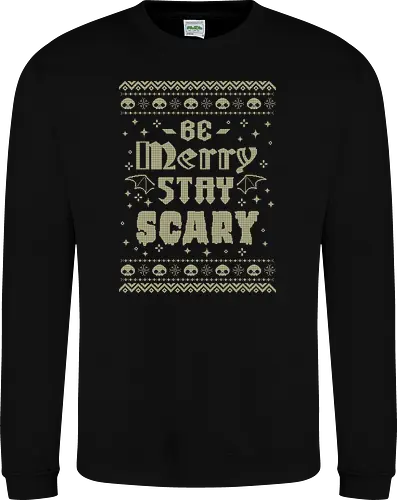 Be Merry Stay Scary Ugly Sweater