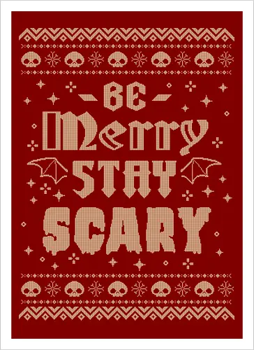 Be Merry Stay Scary Ugly Sweater