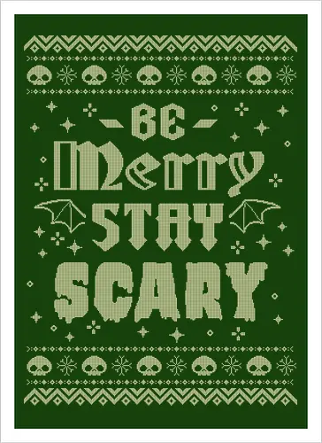 Be Merry Stay Scary Ugly Sweater