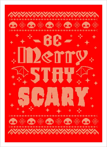 Be Merry Stay Scary Ugly Sweater