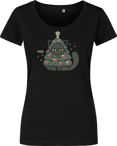 Funny Cat with Christmas Tree Costume