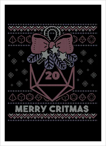 Merry Critmas Ugly Sweater