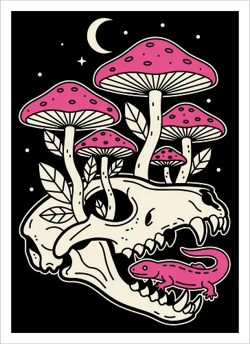 Mushroom Skull Growth