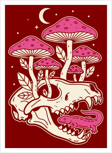 Mushroom Skull Growth