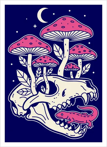 Mushroom Skull Growth