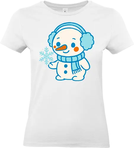 Kawaii Snow Pal - Standard T-Shirt (Frauen)