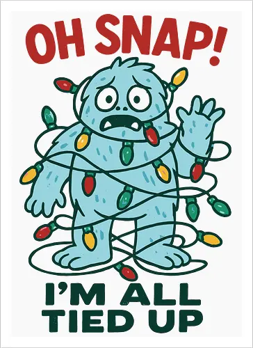  Christmas Yeti: All Tied Up