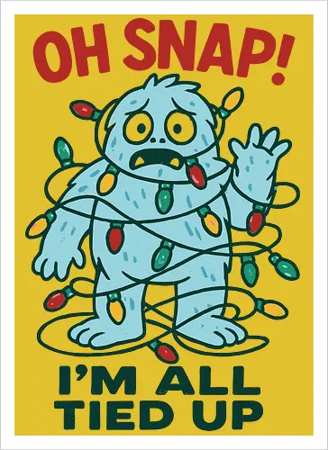  Christmas Yeti: All Tied Up