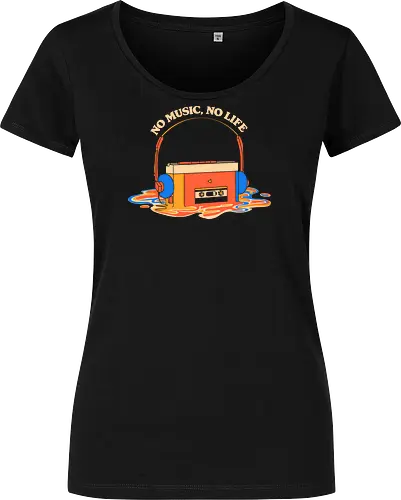 No Music No Life Retro Cassette