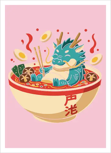 Cozy Dragon Ramen Bath