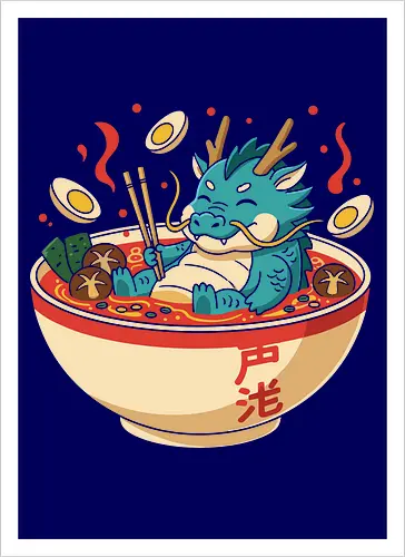 Cozy Dragon Ramen Bath