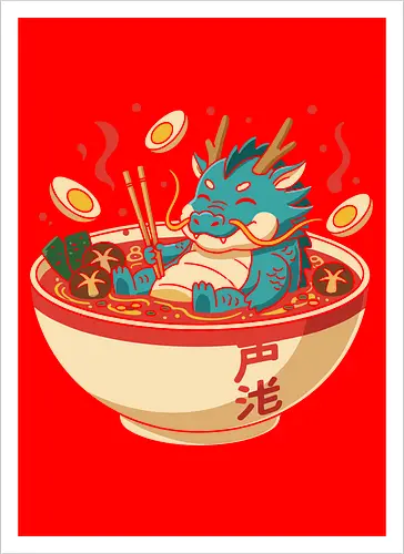 Cozy Dragon Ramen Bath