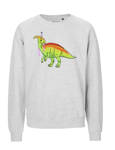 Partysaurolophus - Dino, Comic, Parasaurolphus, Party - Fairtrade Sweatshirt