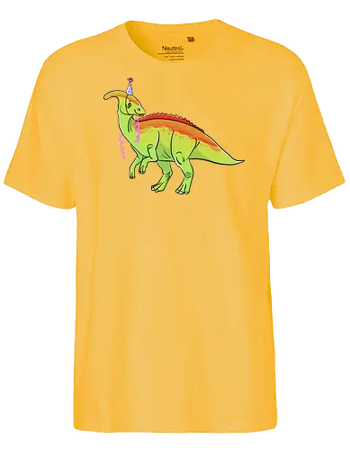 Partysaurolophus - Dino, Comic, Parasaurolphus, Party - Fairtrade T-Shirt