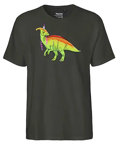 Partysaurolophus - Dino, Comic, Parasaurolphus, Party - Fairtrade T-Shirt