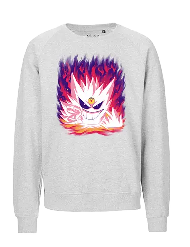 Shiny mega Ghost - Shiny, Mega, Ghost, Pocket - Fairtrade Sweatshirt
