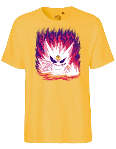 Shiny mega Ghost - Shiny, Mega, Ghost, Pocket - Fairtrade T-Shirt