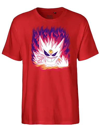 Shiny mega Ghost - Shiny, Mega, Ghost, Pocket - Fairtrade T-Shirt