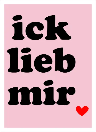 ick lieb mir