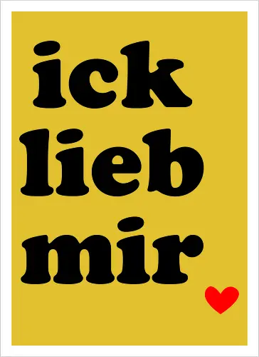ick lieb mir
