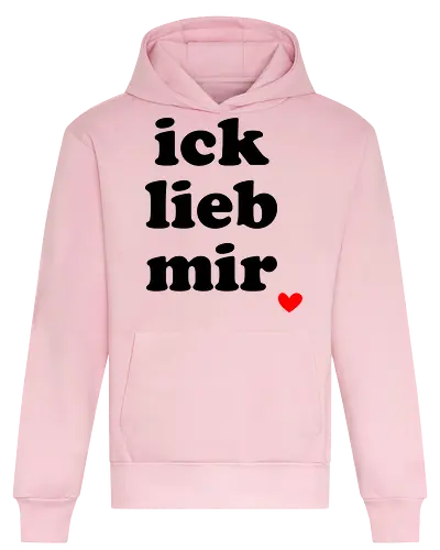 ick lieb mir - liebe, selbstliebe, ich lieb mir, Spruch, gute Laune - Heavyweight Hoodie