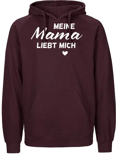 mama liebt mich - Mama, Mutterliebe, Mom - Fairtrade Hoodie