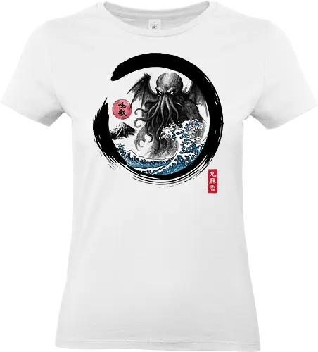 Enso great old one - anime, manga, japan, japanese art, retro, vintage, cthulhu - Standard T-Shirt (Frauen)