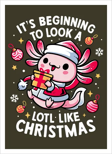 Axolotl Sweet Christmas