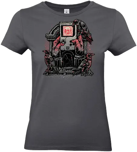 Here Lies the Gamer - Gamer, gaming, video games, nostalgia, nostalgic, retro, classic - Standard T-Shirt (Frauen)