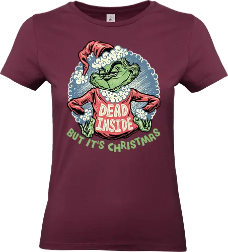 Dead Inside but its Christmas - Movie, film, Santa Claus, Christmas, Holidays, Xmas, Santa, funny, humor - Standard T-Shirt (Frauen)