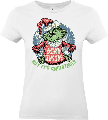 Dead Inside but its Christmas - Movie, film, Santa Claus, Christmas, Holidays, Xmas, Santa, funny, humor - Standard T-Shirt (Frauen)