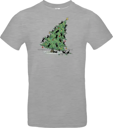 Christmas Tree Cat-astrophe