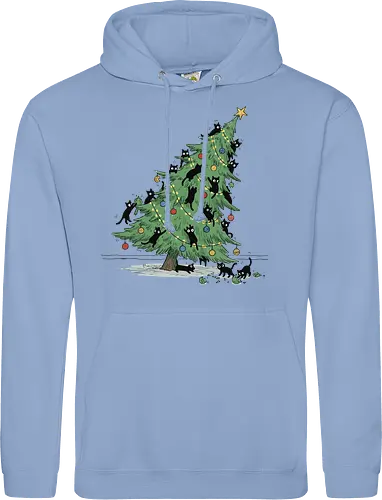 Christmas Tree Cat-astrophe