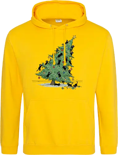 Christmas Tree Cat-astrophe