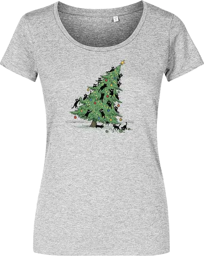 Christmas Tree Cat-astrophe