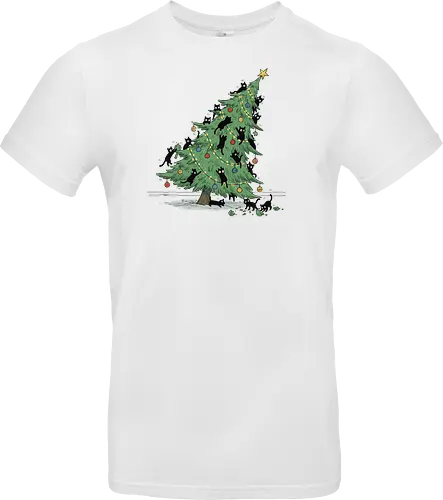 Christmas Tree Cat-astrophe