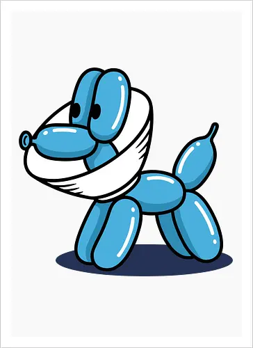 Safety Balloon Dog