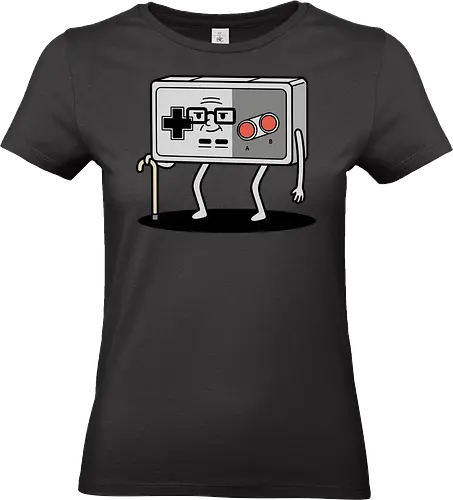 OG Gamer: Classic Controller - NES controller, retro gamer, old school gaming, classic Nintendo, 8-bit, nostalgic, funny gamer, OG gamer, video game humor, t-shirt design, art print, geek humor, vintage console, elderly gamer, D-pad - Standard T-Shirt (Frauen)
