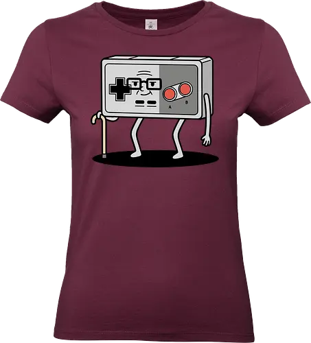 OG Gamer: Classic Controller - NES controller, retro gamer, old school gaming, classic Nintendo, 8-bit, nostalgic, funny gamer, OG gamer, video game humor, t-shirt design, art print, geek humor, vintage console, elderly gamer, D-pad - Standard T-Shirt (Frauen)